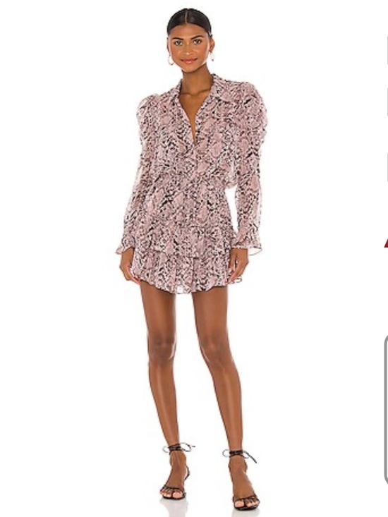 Misa Los Angeles Dresses & Skirts - MISA snake print dress